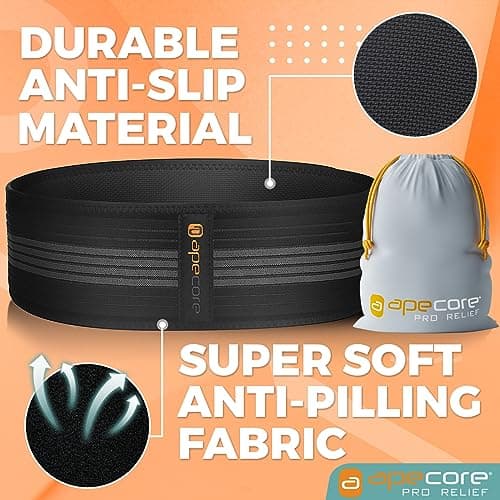 APECORE Sacroiliac SI Hip Belt for Women and Men That Alleviates Sciatic, Pelvic, Lower Back, Leg and Sacral Nerve Pain Caused by Si Joint Dysfunction| Hip Brace Support (Regular) view 5
