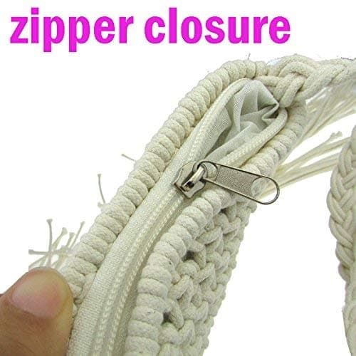 Donalworld Women Tassel Shoulder Bag Bohemian Beach Crochet Messenger Bags view 6