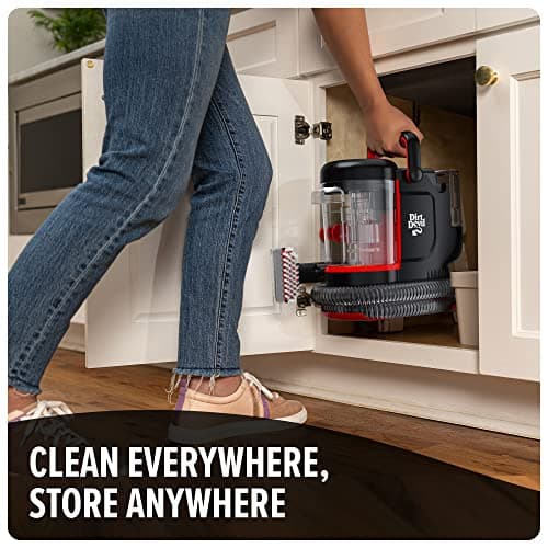 Dirt Devil Portable Spot Cleaner Machine for Carpet and Upholstery, Powerful Suction Spot Cleaning Machine with Versatile Tools, Pair with Dirt Devil Portable Cleaner Solution view 5