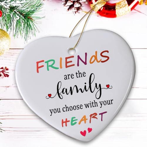 Friends Christmas Ornaments 2025, Friend Ornaments for Women, Friends are The Family We Choose Ornament, Best Friend, Friendship Gifts for Women view 2