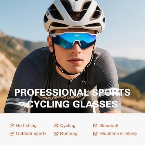 suoso Polarized Sports Sunglasses for Men: Women UV Protection youth Cycling Running Baseball Sun Glasses Softball Goggles view 2