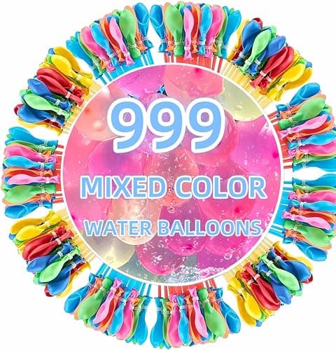 Summer Water Toys Magical Quick Fill Water Balloons for Pools and Water Companions 999 Balloons (ZAD)