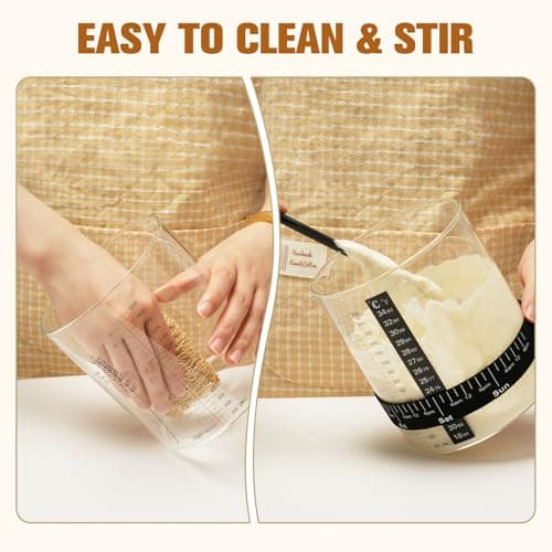 Rakovar 50oz Sourdough Starter Jar Kit, Wide Mouth Sourdough Container, Extra-Large Capacity Sourdough Jar for Sour Dough Bread, Sourdough Starter Kit(1Pack) view 4