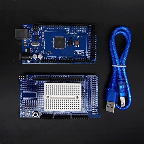 Complete Ultimate STEM Electronic Projects Starter Kit for Arduino with Mega2560, LCD1602, Servo, Stepper Motor, Sensors, Breadboard, Jumper Wire, Resistor, Capacitor, Transistor and Tutorial view 3