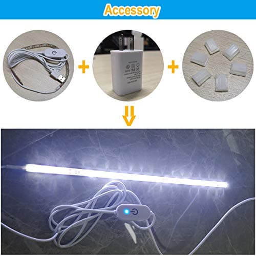 Amazing power Bright Sewing Strip Light with Touch Dimmer Cold White 6500K view 5