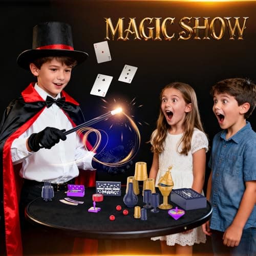 Nicella Magic Kit - 300+ Magic Tricks for Kids Age 6-8 8-10 10-12, Magic Set Magician Toy with Video Instructions for Kid Beginners - Christmas Halloween Birthday Gifts Toys for Boys Girls Kids view 6