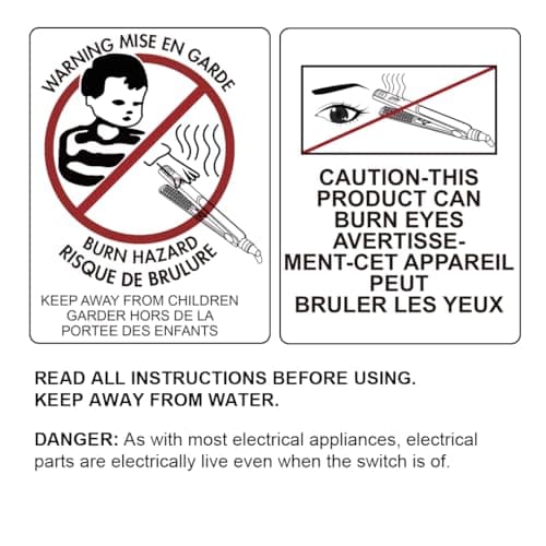 JINRI Curling Wand & Flat Iron & Hair Straightener and Hair Brush, Fast Heating Ceramic 3-in-1 Flat Iron, Best Hot Tools Professional Hair Iron, Black view 2