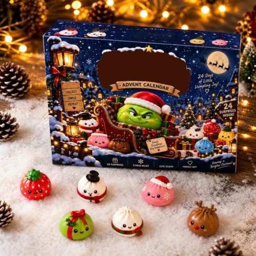 Christmas Squishies Advent Calendar 2026 24 Day Xmas Countdown Calendar view 2