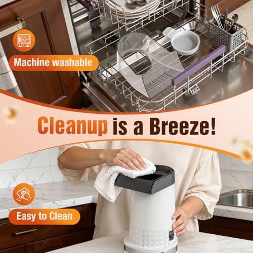 Popcorn Maker, 1200W Fast Hot Air Popper in 2 Minutes, Oil-Free Popcorn Popper, 4.5QT Large Capacity, Popcorn Machine for Home, Movie Nights, Family, Parties&World Cup, ETL Certified (White) view 5