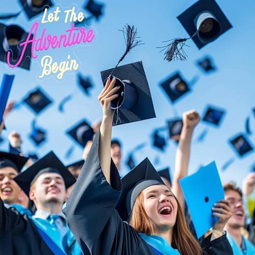 Let The Adventure Begin Neon Sign, Dimmable LED Neon Light for Wall Decor, USB Powered Acrylic Neon Sign for Bedroom, Man Cave, Camping, RV, Party & Adventure Themed Decoration 15.35 x 12.99 in view 4