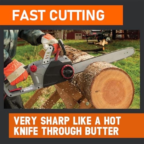 ZIYIZE 12 Inch Chainsaw Bar & Chain Combo – S45 3/8" LP Pitch .050" Gauge 45 Chain Drive Links, Low-Kickback for Craftsman, Greenworks, Poulan, Remington, Echo, Ryobi, 4 Chains + 1 Guide Bar view 5