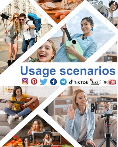 HOMEPAC Mini Microphone for iPhone,Wireless Microphone with AI Noise Cancellation, Plug & Play, Up to 24-Hour Total Use with Charging Case, Ideal for TikTok, YouTube, Vlogging & Live Streaming view 6