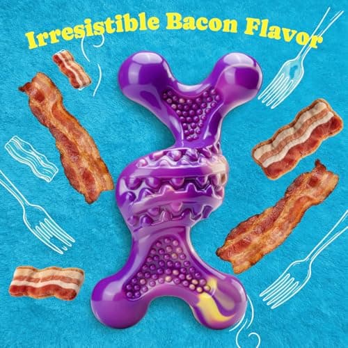 Kseroo Dog Toys for Aggressive Chewers: Larger Size, Weighing 400g, 2 Pack Tough Dog Toy for Medium & Large Dogs Weighing 30-120 lbs, Indestructible Dog Chew Toys view 4