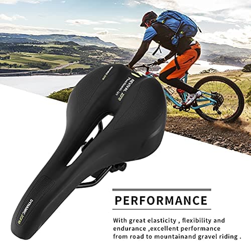 Phaethornis guy Gel Mountain Bike Seat of Comfortable Memory Foam, Bicycle Seats for Men & Women, Bike Saddles for MTB, BMX & Road view 6