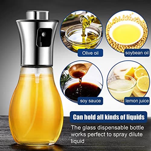 SAINSWIN Oil Sprayer for Cooking,Olive Oil Fine Mist Sprayer - 200ML Mister Bottle for Cooking, Baking, and Air Fryer - Avocado and Canola Oil Dispenser - Kitchen Gadget Essentials view 6