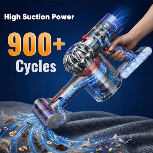 Apexilyfe Upgraded 21.6V V8 Battery Replacement Compatible with Dyson V8 Animal/Absolute/Motorhead/Fluffy SV10 Vacuum Cleaner, Includes 2 Filters&3 Screws view 6