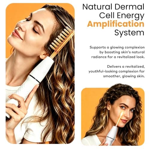 High Frequency Skin Therapy Wand, 4 Interchangeable Neon‑Argon Heads, Salon‑Grade At‑Home Facial Device for Wrinkle Reducing, Skin Tightening, Acne & Scalp Care view 5