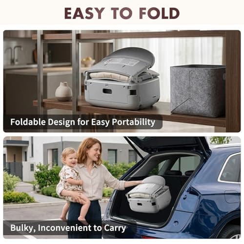 YOKISS 7 in 1 Convertible Baby HighChair for Babies and Toddlers,Adjustable Legs & Tray, Safe, Skin-Friendly Seat Cushion, Non-Slip & Stable, Supports up to 15kg Grey view 5