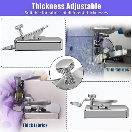 Magnetic Seam Guide for Sewing Machine Universal Sewing Supplies Parts | Multifunctional Hem Guide with Adjustable Clip, Sewing Quilting Accessories for Presser Foot Sewing Quilting Machine view 4