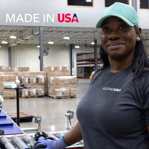 RUGPADUSA - Dual Surface - 9'x11' - 1/4" Thick - Felt + Rubber - Non-Slip Backing Rug Pad - Safe for All Floors view 4