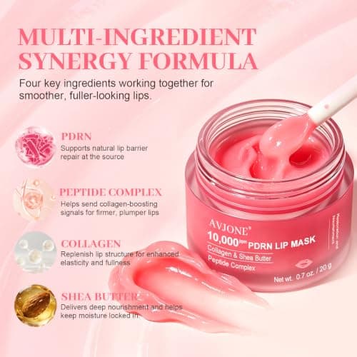 PDRN Lip Sleeping Mask 0.7 oz-Lip Moisturizer For Dry Lips view 4
