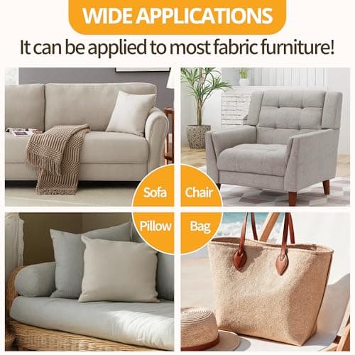 Sgooyir Fabric Repair Tape, Self-Adhesive Couch Patch Repair Fabric Patches for Furniture, Couch Repairing Kit Tape for Upholstery, Carpets, Chairs, Sofas, Pillows Linen 4x80 Inch Burberry Red view 6