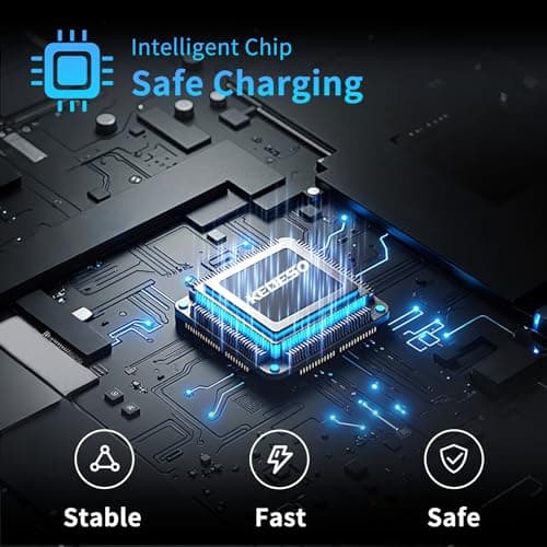 KEDESO Retractable 4-in-1 Car Charging Cable, PD 240W Fast Charging Coiled USB Cord for CarPlay & Android Auto, Compatible with iPhone 16 15 14 13, Samsung S24, Pixel - Tangle-Free & Heat Resistant view 7