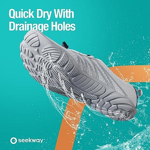 SEEKWAY Water Shoes Men Women Adult Quick-Dry Aqua Sock Barefoot for Beach Swim River Pool Lake Hiking Kayaking Surfing view 5
