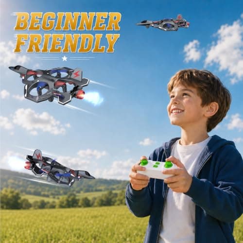 Remote Control Airplane RC Plane for Kids 6-12 RC JET Boys and Girls【Red】 view 6