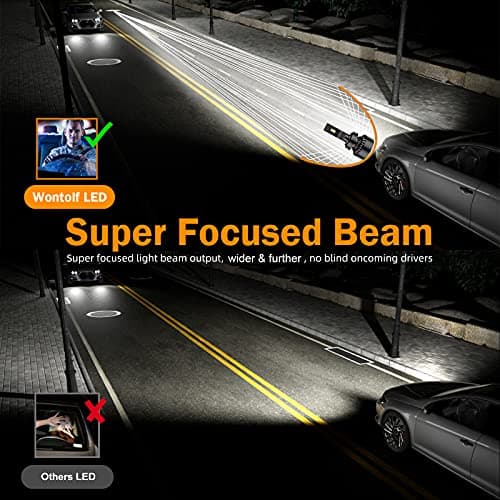 Stemni H1 Bulbs, Ultra Bright H1 Light Bilbs, Plug-N-Play Installation, 6500K Pure White, IP68 Waterproof, Pack of 2 view 6