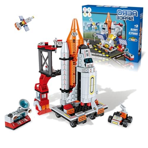 Space Rocket Stem Project Toy for Boy Age 7 8 9 10 11 12 13 Building Block for Kid Age 8-12 Science Kits for Kids Age 8-14 Christmas Birthday Gift for Boys Girls 7-13 — image 1