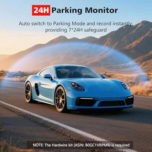 Eivikga 4K+2.5K+2.5K Dash Cam, STARVIS 2 Sensor, Dash Camera 3-Channel, Free 64GB Card, Dashcam with 5G WiFi GPS, G-Sensor,Loop Recording, HDR, 24H Parking Monitor, Time-Lapse Recording, 256GB Max view 5