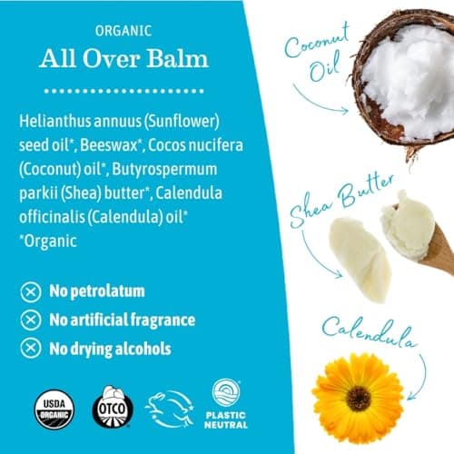 Earth Mama Organic All Over Balm - 4 oz view 3