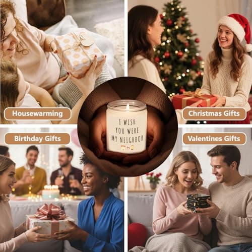 Candles Gifts for Women, Birthday Gifts for Women, Unique Friendship House Warming Gift for Womens, Best Friend, Sister, Bestie, Funny Lavender Scented Candle with Replaceable Stickers view 3