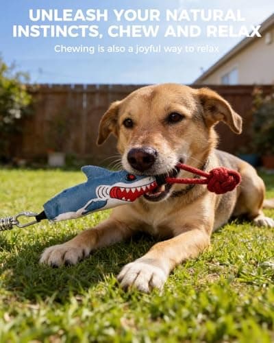 TIPOOP Tug of War Dog Toy with Handle, Dog Rope Toy for Aggressive Chewers, Interactive Dog Pull Toy for Training, Durable Rope Tug Toy for Medium Large Dogs view 6