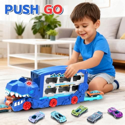 1006 Dinosaur Transport Truck Set view 6