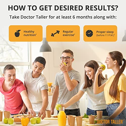 NuBest Doctor Taller Bone Support for Kids 8+ & Teens, 60 Vegan Capsules | Calcium, Vitamins D3 & K2, Zinc, B Vitamins, Amino Acids & Herbs; 30-Day Supply view 5