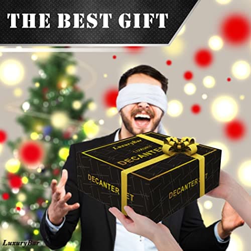 Football Whiskey Decanter Set,47oz Whiskey Decanter Sets for Men with Spout, 4 Football Chiller&4 Glasses,Tequila Alcohol Whiskey Set Birthday Boutbon Gifts for Men Dad Him Boyfriend Brother Husband view 5