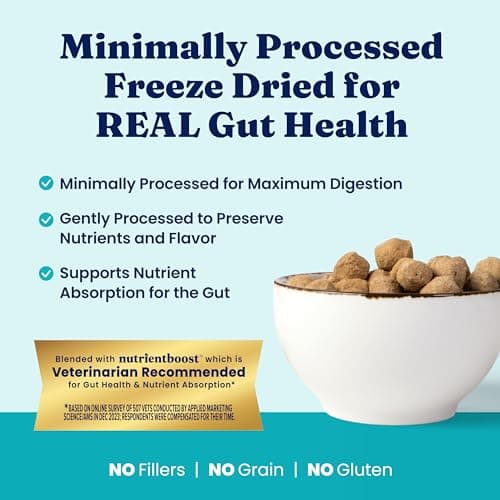 Solid Gold Freeze Dried Dog Food - W/Real Beef, Pumpkin & Superfoods - Freeze Dried Raw Dog Food Toppers for Picky Eaters to Serve as a Nutrient-Dense Meal Topper or High Protein Treats - 1.5oz view 2