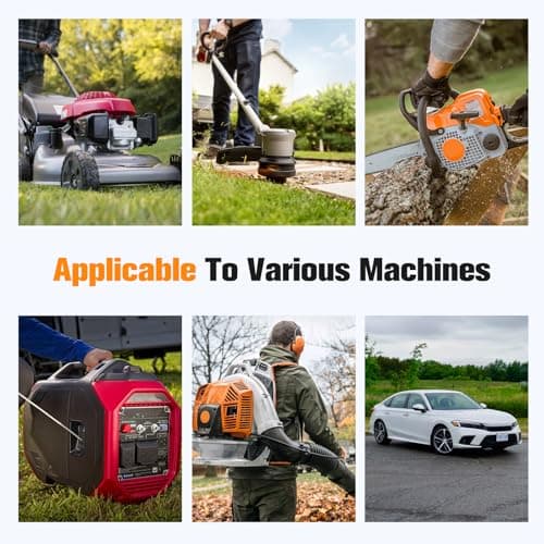 Bullwall 10-Feet 1/4" I.D x 3/8" O.D Fuel Line Hose 6.35mm x 9.5mm PVC High-Performance Fuel Hose Tube for Small Engine Trimmer Lawn Mower Chainsaw Blower Generator Model Parts view 3