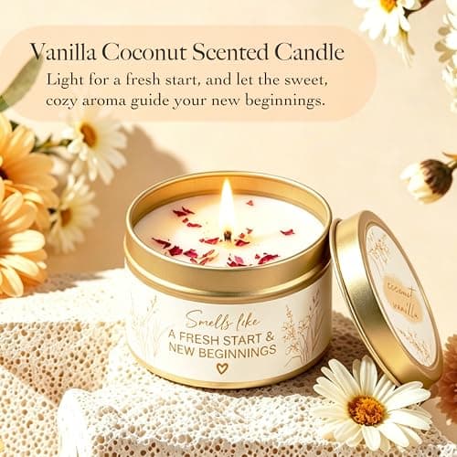 New Beginnings Gifts for Women Graduation Gift 2026 Funny Retirement for Women Happy Retirement Unique Self Care Set Inspirational Spa Box Next Chapter Keepsake Bundle Candle view 6