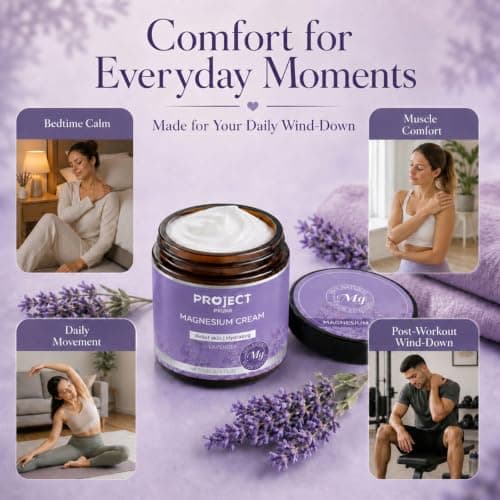 Magnesium Cream for Sleep, Muscle Comfort Body Cream, 4.23 Ounce view 6