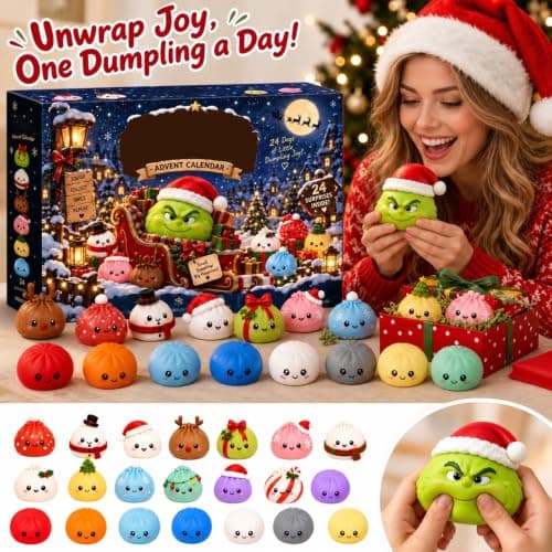 Christmas Squishies Advent Calendar 2026 24 Day Xmas Countdown Calendar view 4