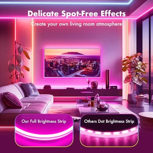 YILINM Neon RGB Rope Lights,IP67 Waterproof,Flexible Led Rope Lights,Control with App/Remote,Music Sync,for Gaming Room Living Bedroom Wall Decor (20FT) view 2