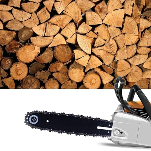 ZIYIZE 12 Inch Chainsaw Bar & Chain Combo – S45 3/8" LP Pitch .050" Gauge 45 Chain Drive Links, Low-Kickback for Craftsman, Greenworks, Poulan, Remington, Echo, Ryobi, 4 Chains + 1 Guide Bar view 2