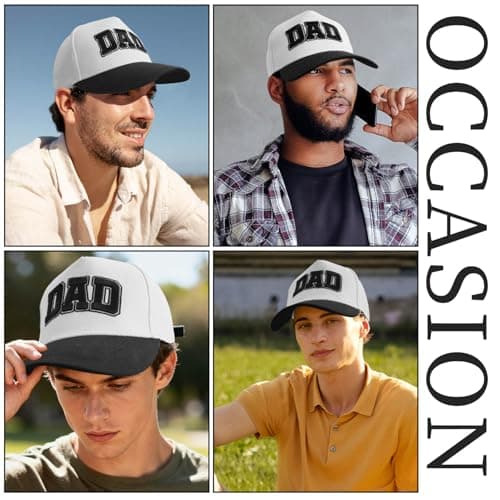 Embroidered Dad Hats for Men, Dad Gifts, Best Dad Ever Baseball Cap view 7
