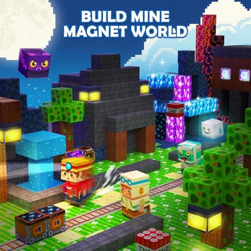 Coodoo 150PCS Magnetic Blocks, Build Mine Magnet World Set, Toddler Outdoor Toys STEM Construction Building Blocks Toy, Magnetic Tiles Sensory Kids Toys for 3+ Year Old Kids Boys Girls Ages 3 4 5 6 view 6