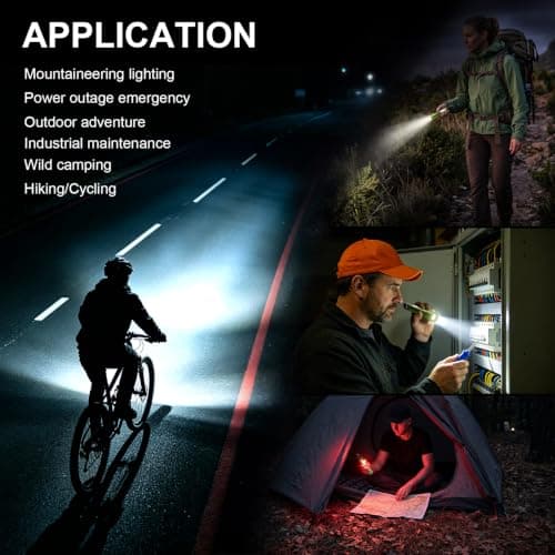 backagain LED Flashlight Rechargeable,High Lumens Super Bright Flash Light view 6
