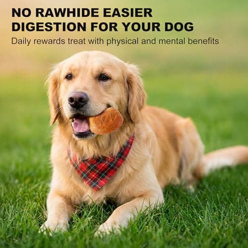 PETPHABET Rawhide Free Dog Chew Bones - 11 Count Grilled Chicken Leg Dog Chews for Small Medium Breeds, Healthy Puppy Treats for Training & Teething, Made with Real Chicken, Natural Smoky Flavor view 5