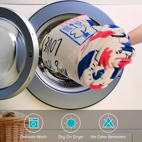 Joiedomi Mothers Day Blanket Gifts for Mom Birthday Gifts Soft Flannel Blanket for Mom Grandma from Daughter Son 50" x 60" Ivory White view 6